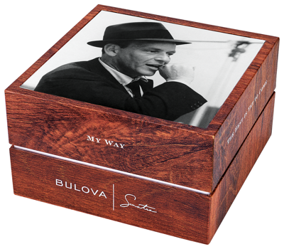 Pre-owned Bulova Frank Sinatra Young At Heart Men Automatic Watch 97b198