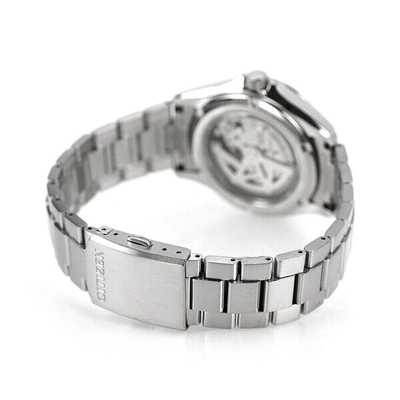 Pre-owned Citizen Collection Np1010-51e Mechanical Automatic Watch Sapphire Crystal 39.6mm