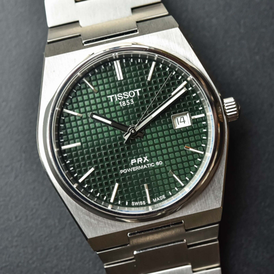 Pre-owned Tissot Prx Powermatic 80 Automatic Men's Wristwatch T137.407.11.091.00