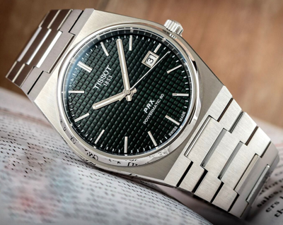 Pre-owned Tissot Prx Powermatic 80 Automatic Men's Wristwatch T137.407.11.091.00