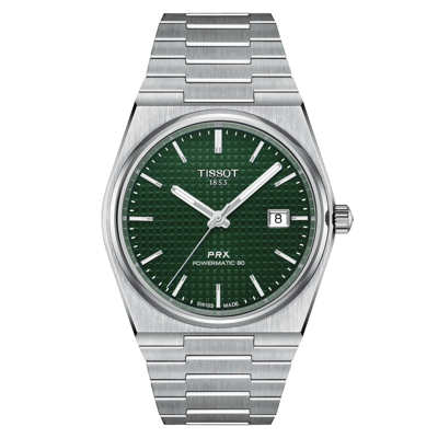 Pre-owned Tissot Prx Powermatic 80 Automatic Men's Wristwatch T137.407.11.091.00