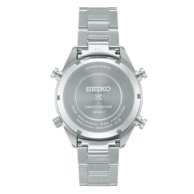 Pre-owned Seiko Prospex Speedtimer Chronograph Solar Watch Sber009 / Sfj009 Usus