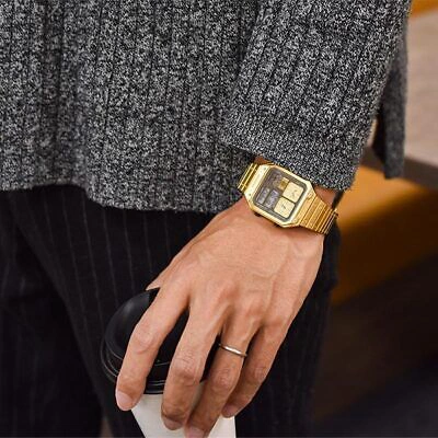 Pre-owned Citizen Record Label Jg2122-60w Gold Chronograph Men's Watch In Box