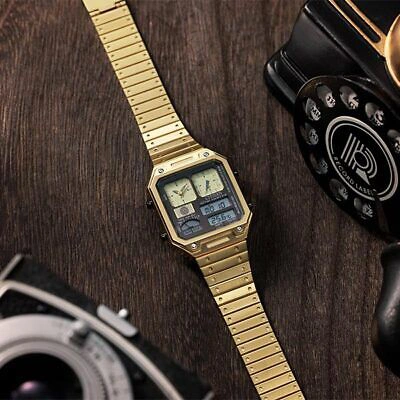 Pre-owned Citizen Record Label Jg2122-60w Gold Chronograph Men's Watch In Box