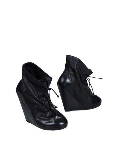 Shop Marsèll Woman Ankle Boots Black Size 8 Soft Leather