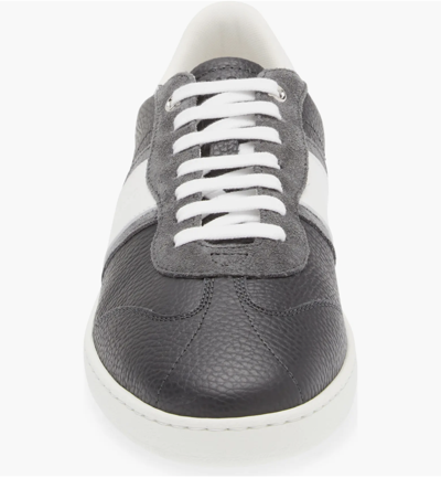 Pre-owned Ferragamo Achille 1 Low Top Sneaker 763472, Stromboli Sand - Retail $750 In Stromboli Sand Bianco Ottico