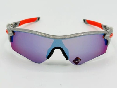 Pre-owned Oakley Radarlock Path (a) Sunglasses Space Dust Prizm Snow Sapphire Olympics Ed.