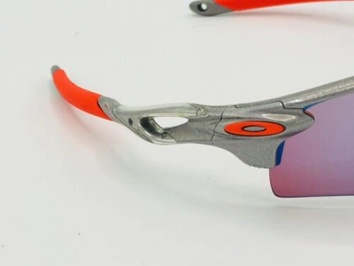 Pre-owned Oakley Radarlock Path (a) Sunglasses Space Dust Prizm Snow Sapphire Olympics Ed.