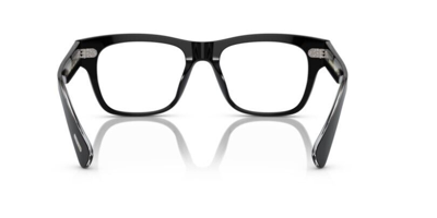 Pre-owned Oliver Peoples 0ov5524u 1492 Black Soft Square 52mm Men's Eyeglasses In Clear