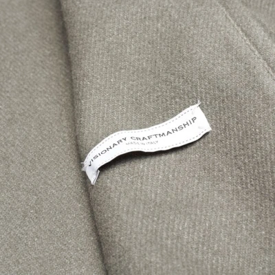 Pre-owned Boglioli Milano Gray Virgin Wool Blend Flannel Unlined Coat Eu 48 Us 38