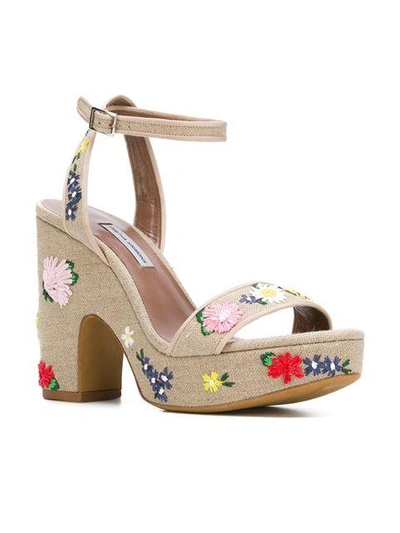 Shop Tabitha Simmons Embroidered 'calla' Sandals