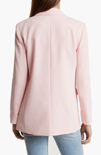 Pre-owned Alice And Olivia Justine Oversize Cuff Sleeve Blazer, Petal - Retail $550 In Pink