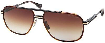 Pre-owned Dita Authentic  Sunglasses Drx-2049-c-trt-blk Black W/ Corbon Tortoise"new"60mm In Corbon Tortise