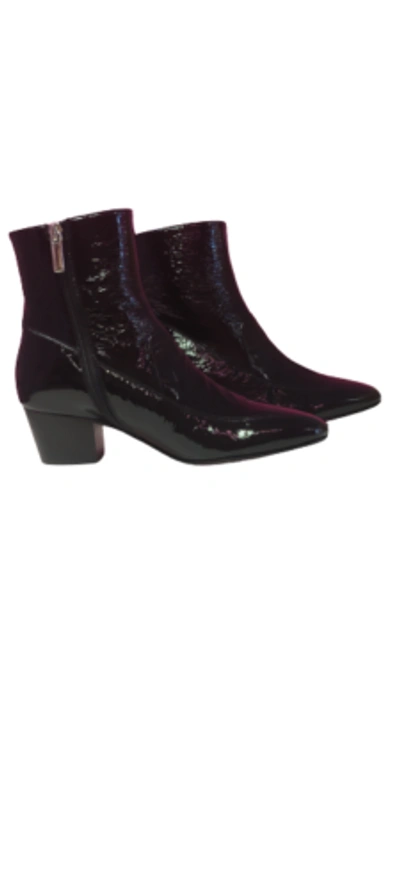 Pre-owned Rachel Comey Women's Black Cow Leather Aces Boot, Eu 40