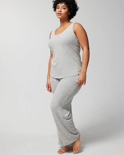 Shop Soma Women's Cozyluxe Pajama Tank Top In Black Size 2xl |