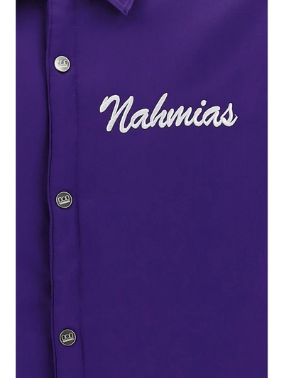 Shop Nahmias Jackets In Grape