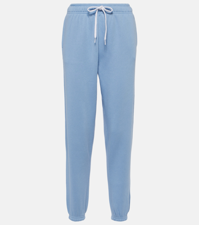 Shop Polo Ralph Lauren Fleece Sweatpants In Blue