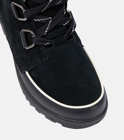Shop Sorel Torino Ii Suede Ankle Boots In Black