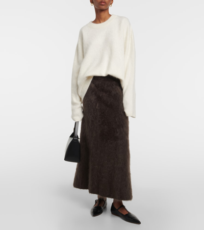 Lisa Yang Natalia Brushed Cashmere Sweater In Neutrals