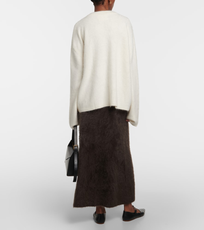 Lisa Yang Natalia Brushed Cashmere Sweater In Neutrals