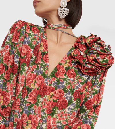 Magda Butrym Floral Blouse In Multicoloured