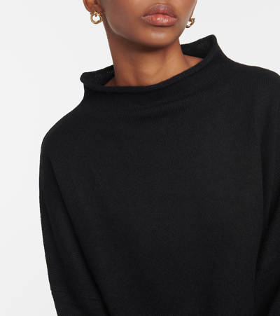 Lisa Yang Sandy Cashmere Mockneck Sweater In Black