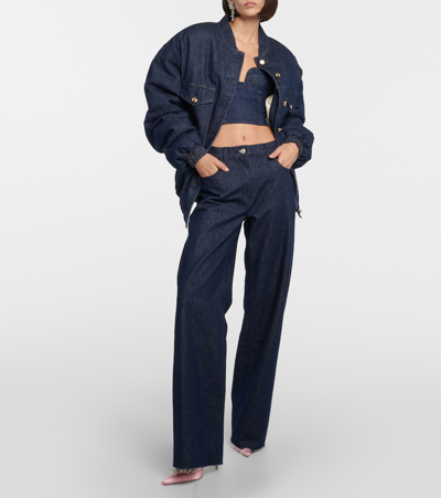 Magda Butrym High-rise Straight Jeans In Blau