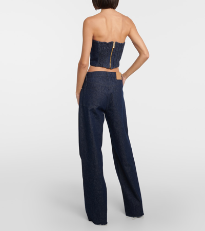 Magda Butrym High-rise Straight Jeans In Blau