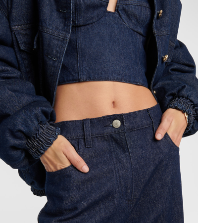 Magda Butrym High-rise Straight Jeans In Blau