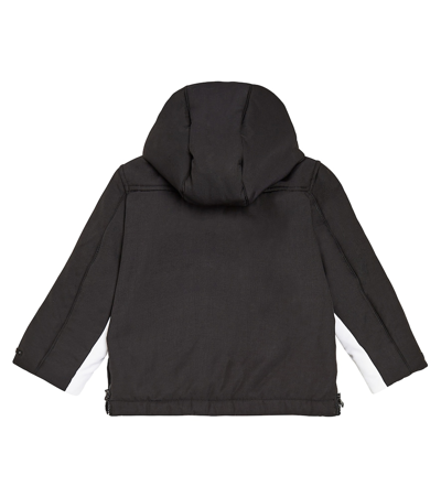 Balmain Logo Ski Jacket In Black