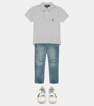 Polo Ralph Lauren Cotton Polo Shirt In Grey