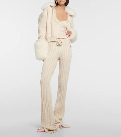 Magda Butrym Schlaghose In White
