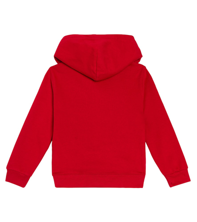 Shop Polo Ralph Lauren Polo Bear Printed Fleece Hoodie In Red