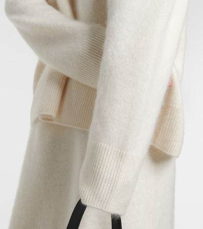 Shop Lisa Yang Kerry Brushed Cashmere Sweater In Neutrals