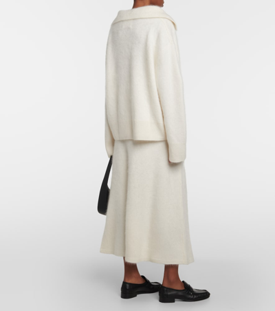 Shop Lisa Yang Kerry Brushed Cashmere Sweater In Neutrals
