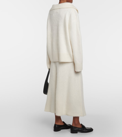 Lisa Yang White Kerry Sweater In Neutrals