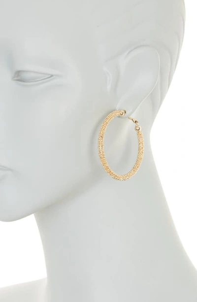 Shop Tasha Ball Hoop Earrings In Gold