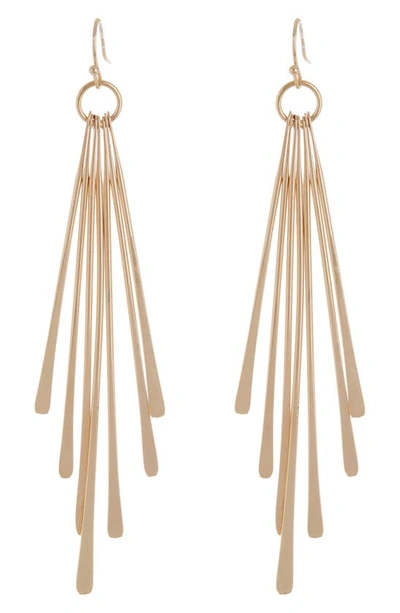 Shop Tasha Stick Chandelier Drop Earrings In Gold