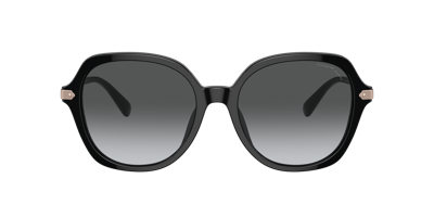 Coach Woman Sunglasses Hc8377u Cl925 In Grey Gradient Polar