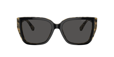 Shop Michael Kors Woman Sunglasses Mk2199 Acadia In Dark Grey Solid