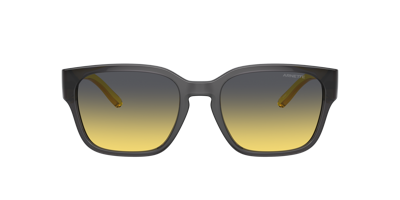 Arnette Men's Hamie Sunglasses, Gradient An4325 In Yellow,dark Grey