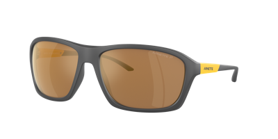 Shop Arnette Man Sunglasses An4329 Nitewish In Brown Mirror Gold Polarized