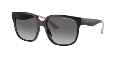 Shop Armani Exchange Woman Sunglass Ax4136su In Gradient Grey