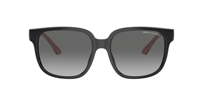 Shop Armani Exchange Woman Sunglasses Ax4136su In Gradient Grey