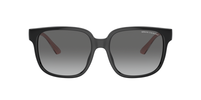 Armani Exchange Woman Sunglasses Ax4136su In Gradient Grey