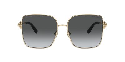 Tiffany & Co . Woman Sunglasses Tf3094 In Grey Gradient Polar