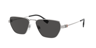 Shop Burberry Man Sunglasses Be3146 In Dark Grey