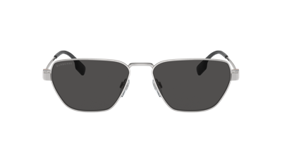 Shop Burberry Man Sunglasses Be3146 In Dark Grey