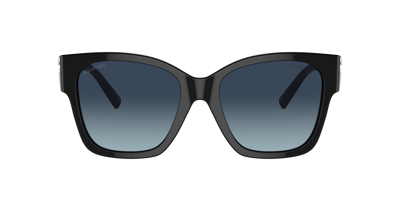 Tiffany & Co . Woman Sunglasses Tf4216f In Azure Gradient Dark Blue Polar