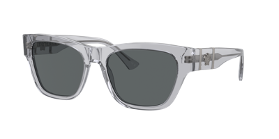 Shop Versace Man Sunglass Ve4457 In Dark Grey